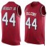Nike Atlanta Falcons #44 Vic Beasley Jr Red Team Color Mens Stitched NFL Limited Tank Top Jersey