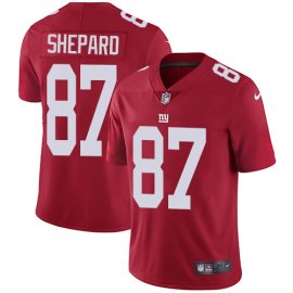 Nike New York Giants #87 Sterling Shepard Red Alternate Mens Stitched NFL Vapor Untouchable Limited Jersey