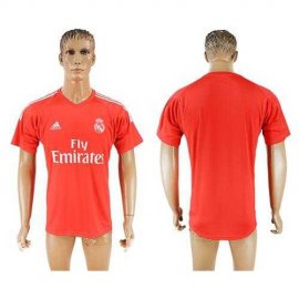 Real Madrid Blank Red Goalkeeper Soccer Club Jersey