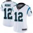 Nike Carolina Panthers #12 DJ Moore White Womens Stitched NFL Vapor Untouchable Limited Jersey