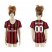 Womens AC Milan Personalized Home Soccer Club Jersey