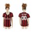 Womens AC Milan Personalized Home Soccer Club Jersey