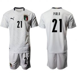 Italy #21 Pirlo Away Soccer Country Jersey