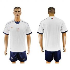 Italy Blank Away Soccer Country Jersey