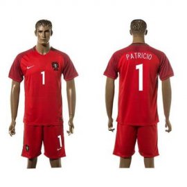 Portugal #1 Patricio Home Soccer Country Jersey