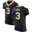 Nike New Orleans Saints #3 Wil Lutz Black Team Color Mens Stitched NFL Vapor Untouchable Elite Jersey