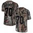Nike Carolina Panthers #70 Trai Turner Camo Mens Stitched NFL Limited Rush Realtree Jersey
