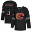 Calgary Flames #5 Mark Giordano Adidas Mens Black USA Flag Limited NHL Jersey