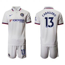 Chelsea #13 Caballero Away Soccer Club Jersey