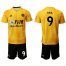 Wolves #9 Raul Home Soccer Club Jersey