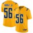 Nike Los Angeles Chargers #56 Kenneth Murray Jr Gold Mens Stitched NFL Limited Inverted Legend Jersey