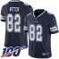 Nike Dallas Cowboys #82 Jason Witten Navy Blue Team Color Mens Stitched NFL 100th Season Vapor Limited Jersey