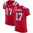 Nike New England Patriots #17 Antonio Brown Red Alternate Mens Stitched NFL Vapor Untouchable Elite Jersey