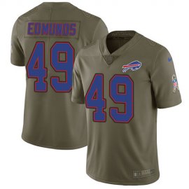 Nike Buffalo Bills #49 Tremaine Edmunds Olive Youth Stitched NFL Limited 2017 Salute to Service Jersey