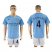 Manchester City #4 Kompany Home Soccer Club Jersey