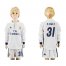 Real Madrid #31 R.Yanez Home Long Sleeves Kid Soccer Club Jersey