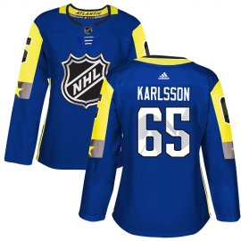Adidas Ottawa Senators #65 Erik Karlsson Royal 2018 All-Star Atlantic Division Authentic Womens Stitched NHL Jersey