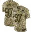 Nike New York Jets #97 Nathan Shepherd Camo Mens Stitched NFL Limited 2018 Salute To Service Jersey