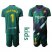 Barcelona #1 Ter Stegen Green Goalkeeper Kid Soccer Club Jersey