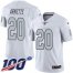 Nike Las Vegas Raiders #20 Damon Arnette White Mens Stitched NFL Limited Rush 100th Season Jersey
