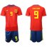 Spain #9 Callejon Home Soccer Country Jersey