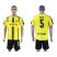 Dortmund #5 Kehl Home Soccer Club Jersey