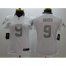 Nike New Orleans Saints #9 Drew Brees White Womens Stitched NFL Limited Platinum Jersey