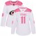 Adidas Carolina Hurricanes #11 Jordan Staal White/Pink Authentic Fashion Womens Stitched NHL Jersey