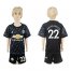 Manchester United #22 Mkhitaryan Away Kid Soccer Club Jersey