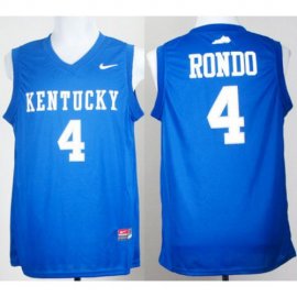 Kentucky Wildcats 4 Rajon Rondo Royal Blue College Basketball Jersey