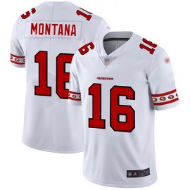 Nike San Francisco 49ers #16 Joe Montana White Mens Stitched NFL Limited Team Logo Fashion Jersey