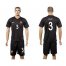 Portugal #3 Pepe SEC Away Soccer Country Jersey