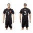Portugal #3 Pepe SEC Away Soccer Country Jersey