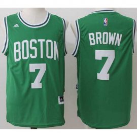 Boston Celtics #7 Jaylen Brown Green Stitched NBA Jersey