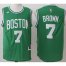 Boston Celtics #7 Jaylen Brown Green Stitched NBA Jersey