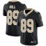 Nike New Orleans Saints #89 Josh Hill Black Team Color Mens Stitched NFL Vapor Untouchable Limited Jersey