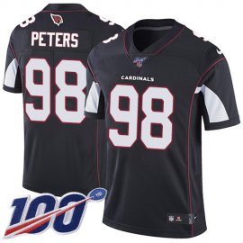 Nike Arizona Cardinals #98 Corey Peters Black Alternate Mens Stitched NFL 100th Season Vapor Limited Jersey