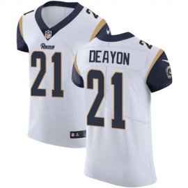 Nike Los Angeles Rams #21 Donte Deayon White Mens Stitched NFL New Elite Jersey
