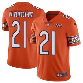 Nike Chicago Bears #21 Ha Ha Clinton-Dix Orange Mens 100th Season Stitched NFL Limited Rush Jersey