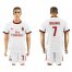 AC Milan #7 Deulofeu Away Soccer Club Jersey