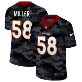 Denver Broncos #58 Von Miller Mens Nike 2020 Black CAMO Vapor Untouchable Limited Stitched NFL Jersey