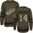Adidas Detroit Red Wings #14 Brendan Shanahan Green Salute to Service Stitched NHL Jersey