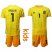 Spain #1 Casillas Yellow Goalkeeper Kid Soccer Country Jersey