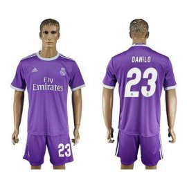 Real Madrid #23 Danilo Away Soccer Club Jersey