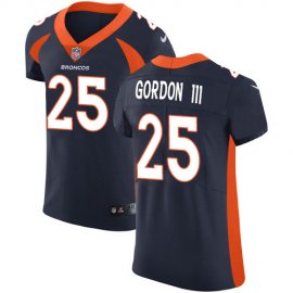Nike Denver Broncos #25 Melvin Gordon III Navy Blue Alternate Mens Stitched NFL New Elite Jersey