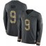 Nike Tampa Bay Buccaneers #9 Matt Gay Anthracite Salute to Service Mens Stitched NFL Limited Therma Long Sleeve Jersey