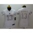 Nike New York Giants #13 Odell Beckham Jr Royal White Womens Stitched NFL Limited Platinum Jersey