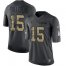 Nike Houston Texans #15 Will Fuller V Black Mens Stitched NFL Limited 2016 Salute to Service Jersey