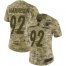 Nike Pittsburgh Steelers #92 James Harrison Camo Womens Stitched NFL Limited 2018 Salute to Service Jersey