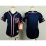 Washington Nationals Blank Navy Blue Cool Base 2019 World Series Champions Stitched Youth MLB Jersey